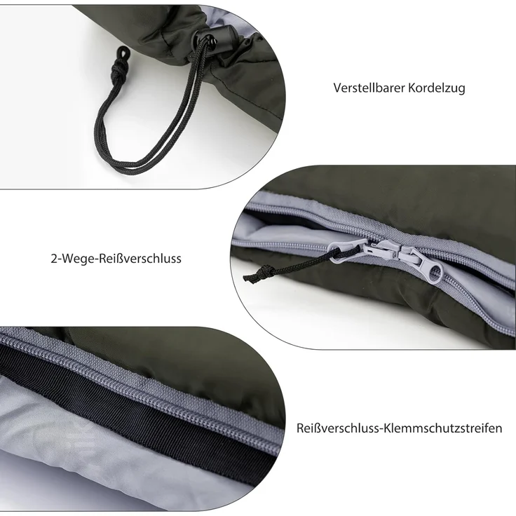 Naturehike Deckenschlafsack - Sleeping Bag, 7°C warmes und kühles Wetter -leicht, Jugendliche und Erwachsene zum Wandern, Rucksackreisen und Campen – Bild 2