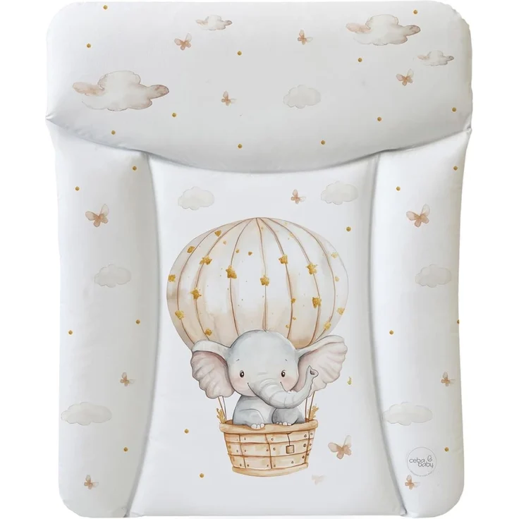 Ceba Baby® Wickelauflage 50x70 cm – Weiche Baby Wickelunterlage - Wasserdicht, abwaschbar - inkl. abnehmbarem Baumwollbezug – Für Jungen und Mädchen – OEKO-TEX® Standard 100 – Made in EU – Bild 3