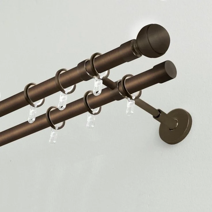 GARDINIA Gardinenstange Chicago, Ø 20 mm, Fixmaß, Metall, Serie Einzelprogramm Chicago Ø 20 mm – Bild 4