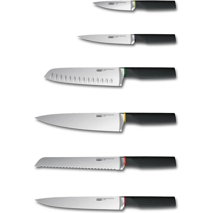 Joseph Joseph Lock Block™ - 6-teiliges Messerset mit integrierter Kindersicherung - Schwarz – Bild 2