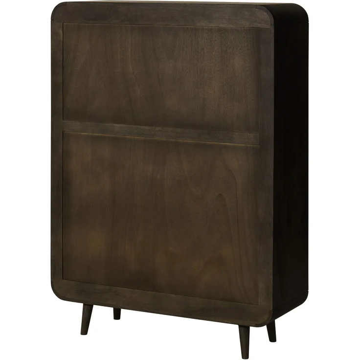 Highboard Mango 110 x 40 x 150 dunkelgrau lackiert VALENCIA #210 – Bild 10