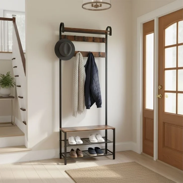 Garderobe mit Schuhbank 10051417 – Bild 3