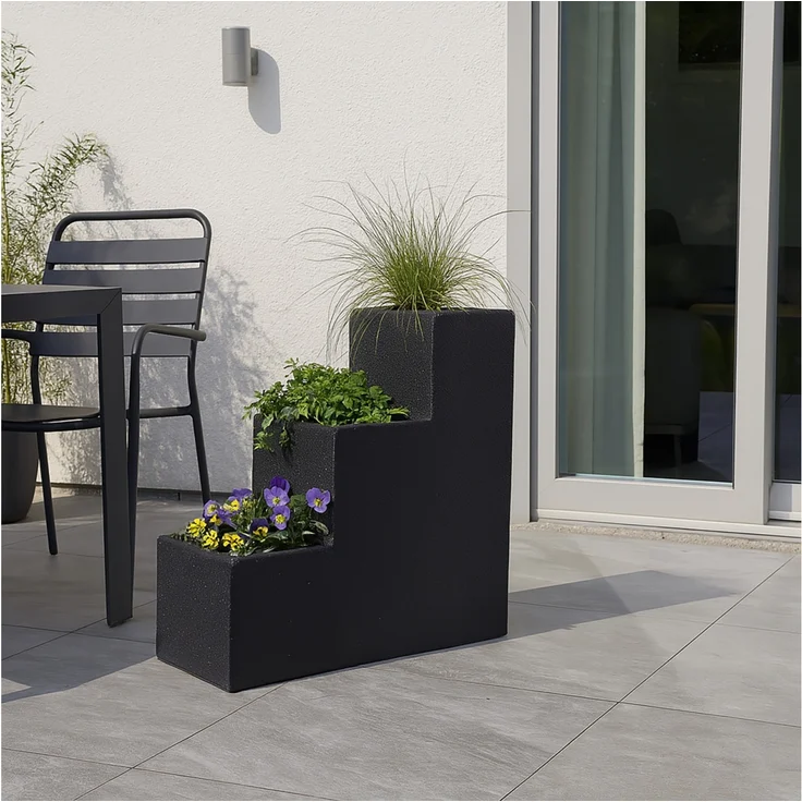 HTI-Living Stufenbeet Blumentopf mit 3 Ebenen – Bild 2