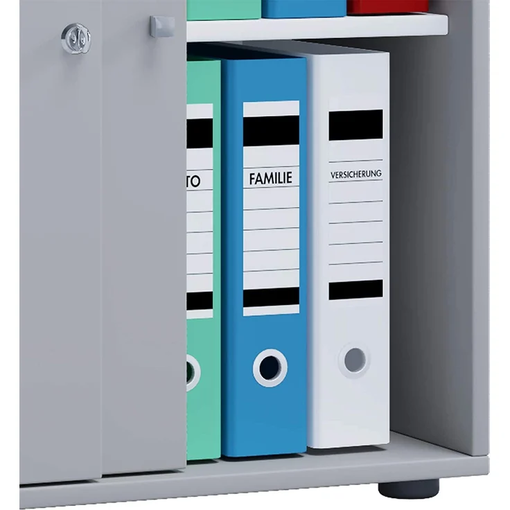 VCM Büroschrank Lona 913947 Grau B. 70 x H. 73 x T. 37 cm – Bild 5