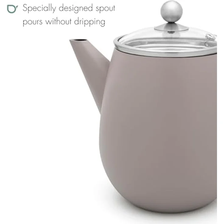 BREDEMEIJER Teekanne Duet Eva 1,2l grau – Bild 5