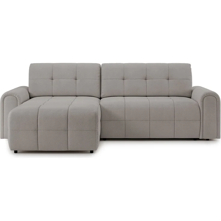 Selsey Simolla – Ecksofa mit Schlaffunktion und Bettkasten, links, Chenille, Greige – Bild 7