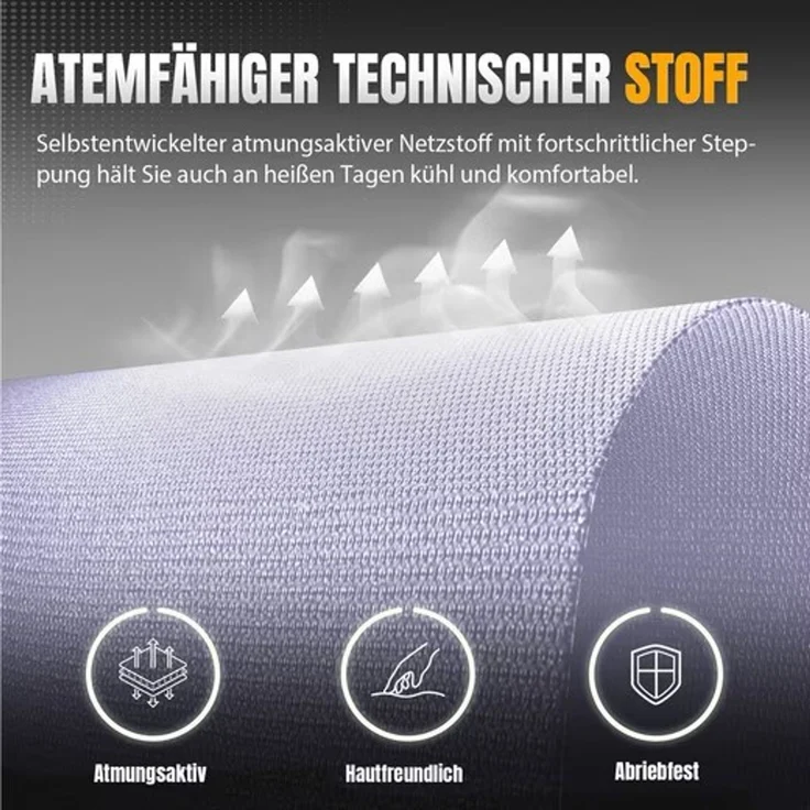 GTPLAYER Gaming-Stuhl Stoff, Racing Gamer Stuhl, Ergonomischer Gaming Sessel Gaming Chair, Schreibtischstuhl, Federsitzkissen mit Fußstütze, Lila – Bild 4