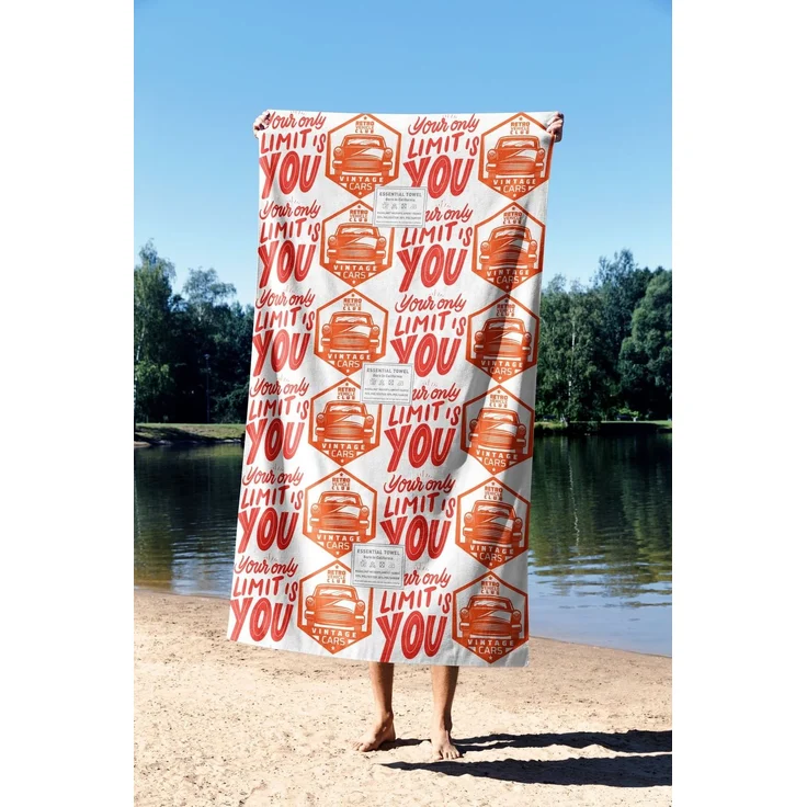 Mijolnir 'Your Limit 70' Strandtuch, Mehrfarbig, 70 x 130 cm – Bild 3