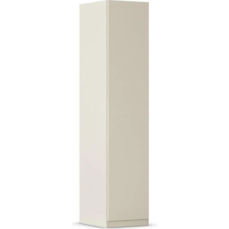 Rauch Möbel LUNIK, Kleiderschrank, Farbe Beige, Breite 47 cm | Schrank mit patentiertem Schnellmontagesystem, 1-türig, Push-to-open-Funktion, Zubehör Basic, für Homeoffice, Garderobe