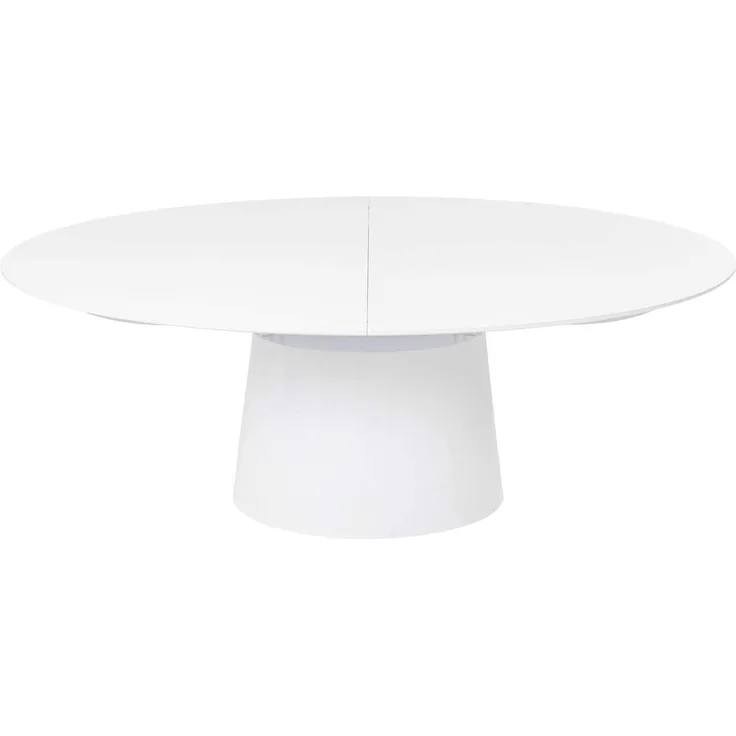 Kare Design Ausziehtisch Benvenuto, Weiß, 75 x 200 x 110 cm
