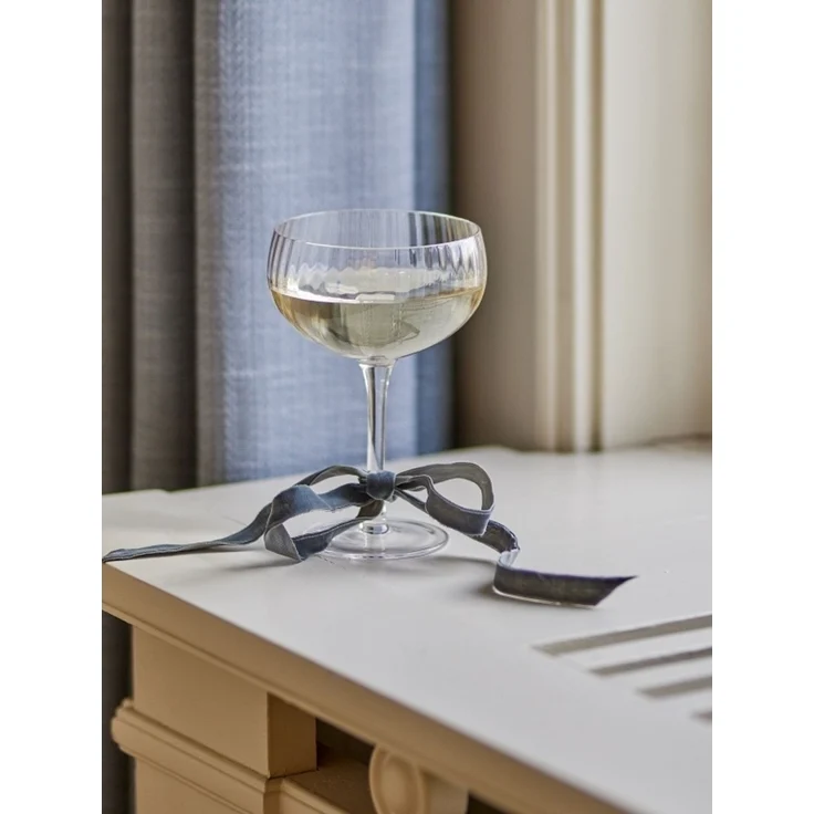 Bloomingville - Astrid Champagne Glass - Clear - 6 Pieces