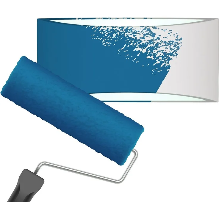 Wandleuchte WACADIA halbrund aus Gips mit Up and Down Lichteffekt, Breite 30cm – Bild 7