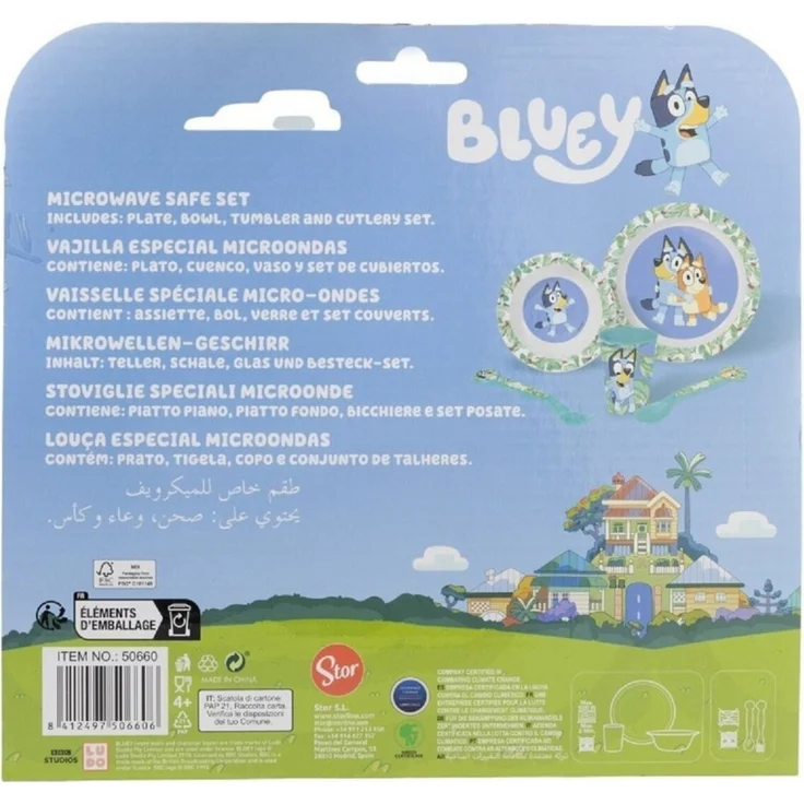 Schulrucksack Stor Himmelsblau – Bild 2