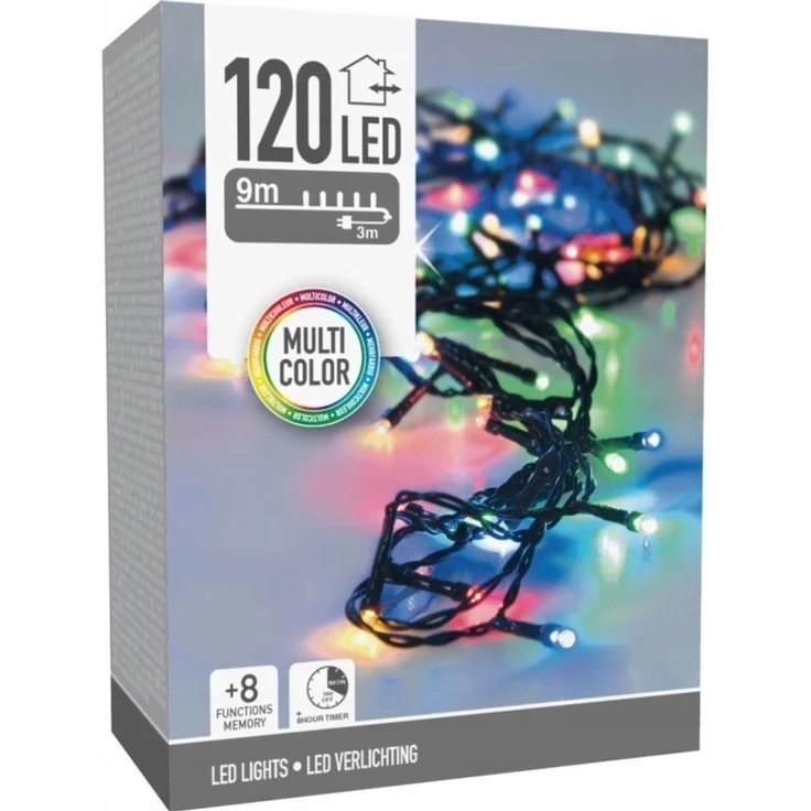 KOOPMAN Unbekannte Lichterkette AX8452120 9 m verschiedene Farben