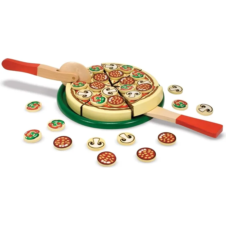 Melissa & Doug 10167 Pizza-Set aus Holz