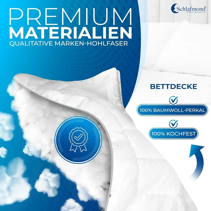 Schlafmond Kombi-Decke "Medicus Clean" 135x200 – Bild 3