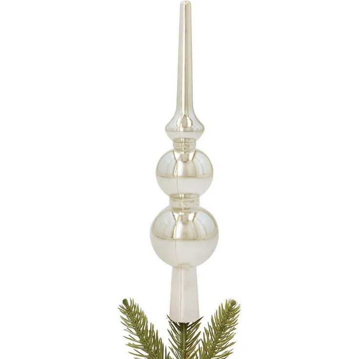 Sarcia. eu Christbaumspitze Goldspitze, kleine Spitze für den Weihnachtsbaum, 20 cm