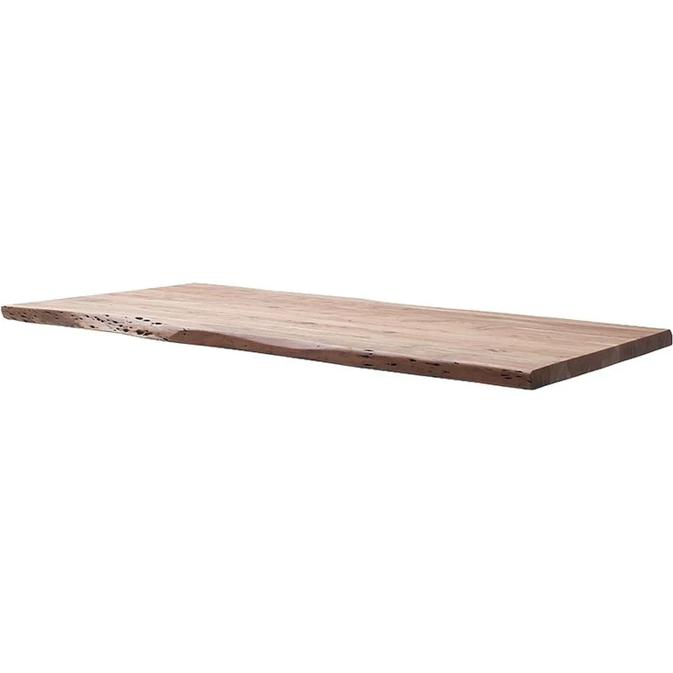 Baumkantentisch >Calabria< in Akazie natur lackiert - 200x79,5x100 (BxHxT) – Bild 3