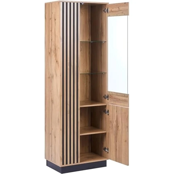 Vitrine mit Glastüren MANAIA 60 cm Braun – Bild 5