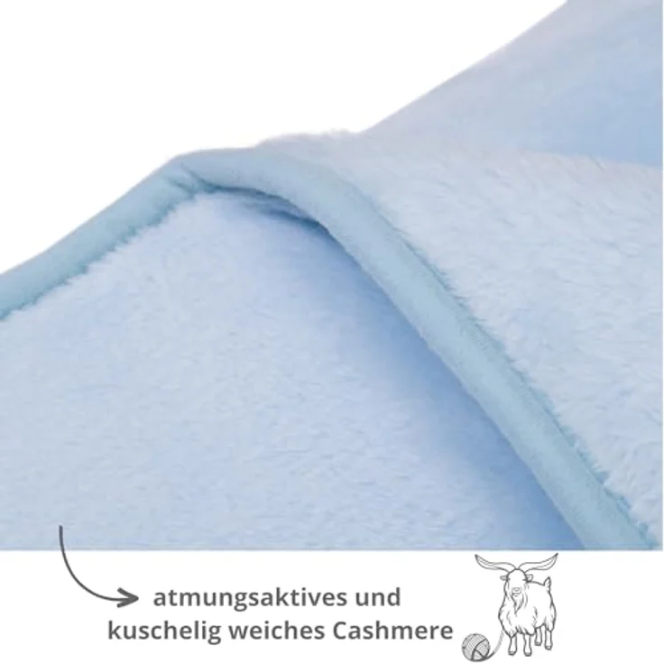 Kinderdecke Kuscheldecke Kids, liebling, Cashmere Feeling Kinderdecke, Premium Sofa Decke, warme Wohndecke – Bild 3