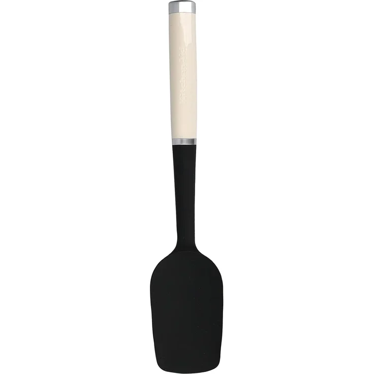 KitchenAid Löffel-Pfannenwender, Küchenutensil aus Silikon, Hitzeresistent – Almond Creme