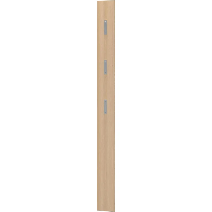 Germania Garderobenpaneel 3348-653, mit DREI ausklappbaren Kleiderhaken, in Lindberg-Eiche-Nachbildung, 15 x 170 x 4 cm (BxHxT)