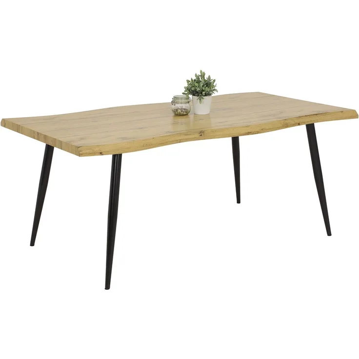 Esstisch Gitte / GABI IV T, Holzfarben, 180 x 76 x 100 cm