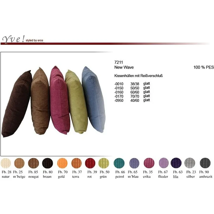 Kissen NEW WAVE BH 70x70 cm rot Dekokissen