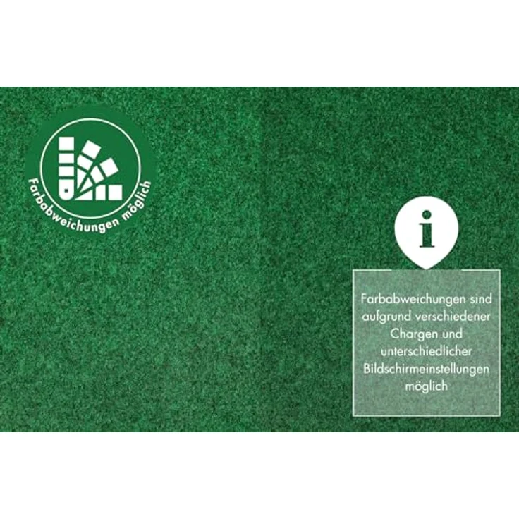 andiamo Kunstrasen Outdoor wasserdurchlässig, Rasenteppich wetterfest, Drainage-Noppen, UV-beständig, für Balkon und Garten, Farbe:Grün, Größe:200x300 cm – Bild 8