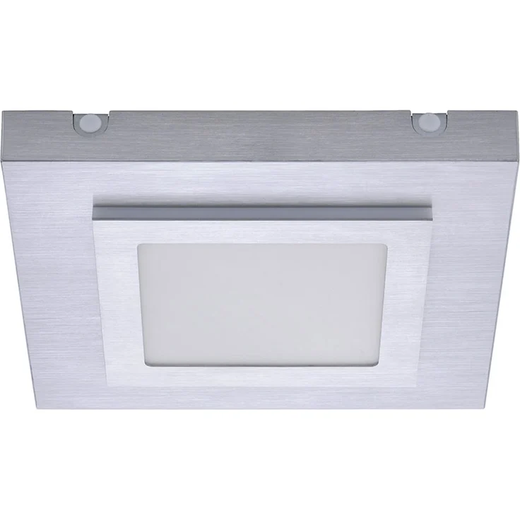 LED Deckenleuchte, Aluminium, silber, warmweiß, L 30 cm – Bild 1