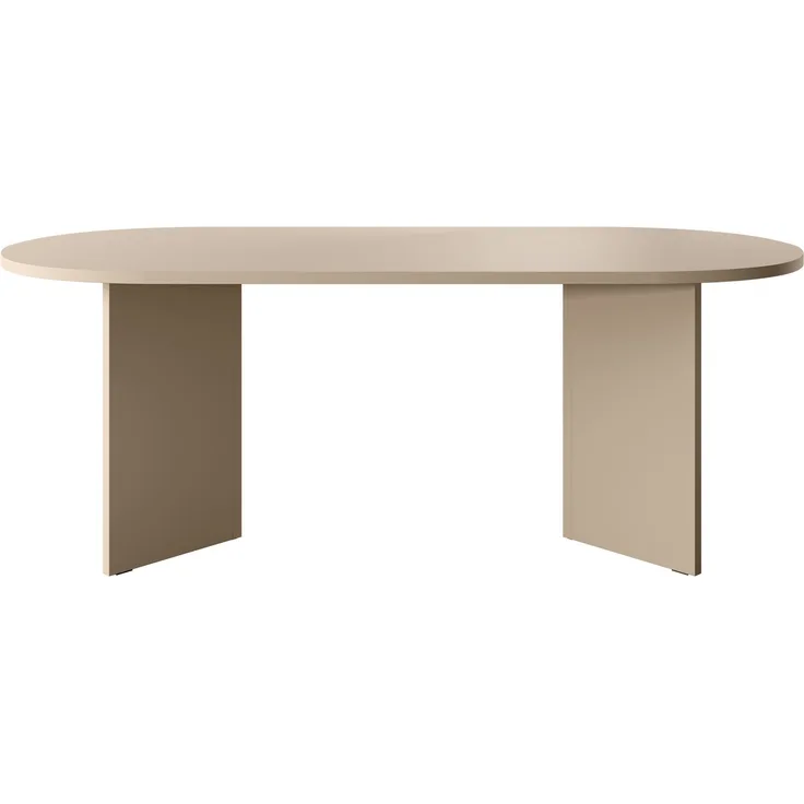 Selsey 'Ovo' Esstisch oval, Capuccino, ca. 75 x 90 x 203,6 cm
