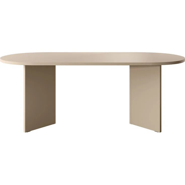 Selsey 'Ovo' Esstisch oval, Capuccino, ca. 75 x 90 x 203,6 cm – Bild 1