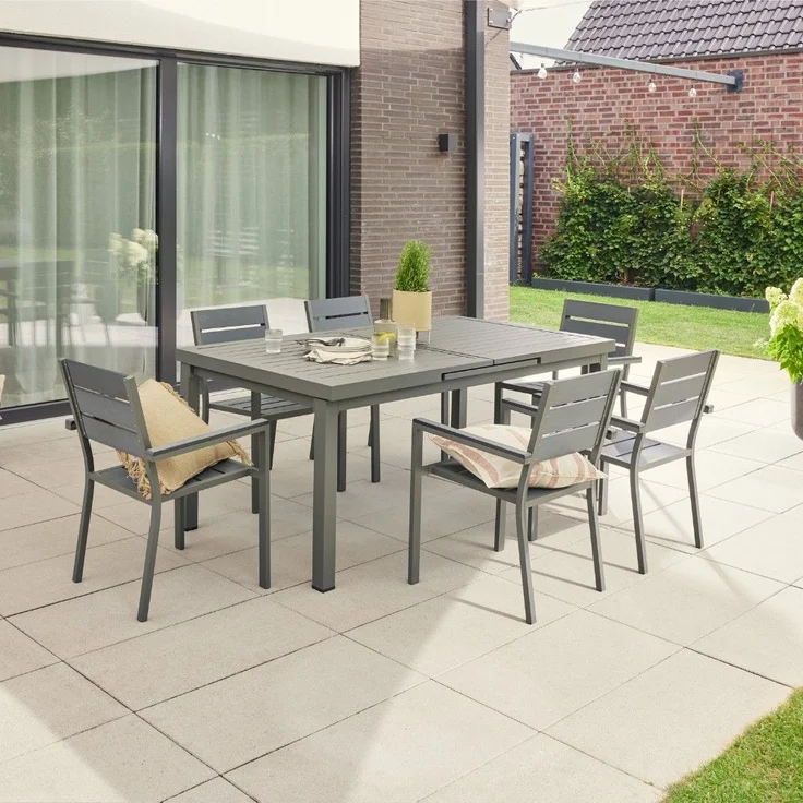 HOME DELUXE Garten-Sitzgruppe CALIDO MADERA - Tisch – Bild 1