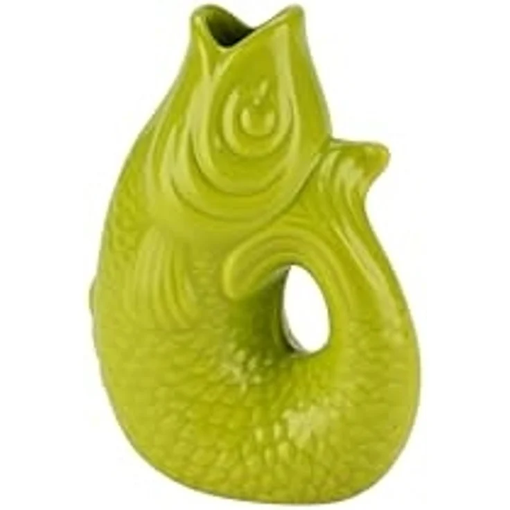 Giftcompany Dekovase Monsieur Carafon Vase / Karaffe Fisch XS lime 0,2l (Vasen) – Bild 1