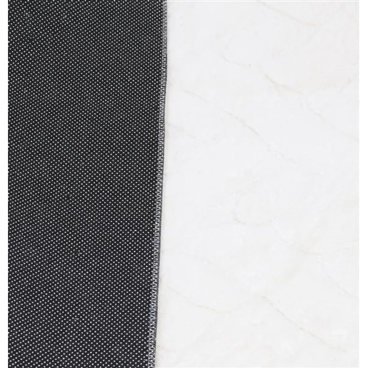 Bodenmatte "Luxus" aus Kunstfell in offwhite, 90x120 cm, Teppich rutschfest, Teppichläufer weiß – Bild 3