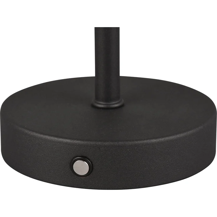 Reality Leuchten 'Jeff' LED Akku Tischleuchte inkl. 1.5 Watt LED, 4 fach Touch, Metall schwarz matt, Ø 10 x H 30 cm – Bild 6