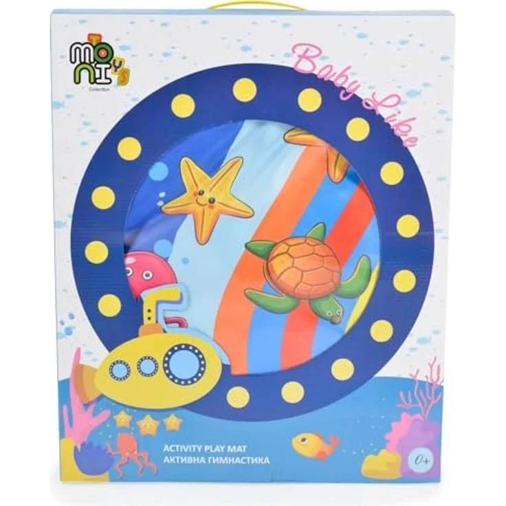 Moni Spielbogen Baby Like 143A, Unterwasserwelt, 5 Spielsachen, Wachstumsskala – Bild 6