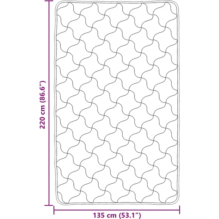 vidaXL Winterbettdecke Taupe 135 x 220 cm Mikrofaser und Teddy-Fleece 42026354 – Bild 10