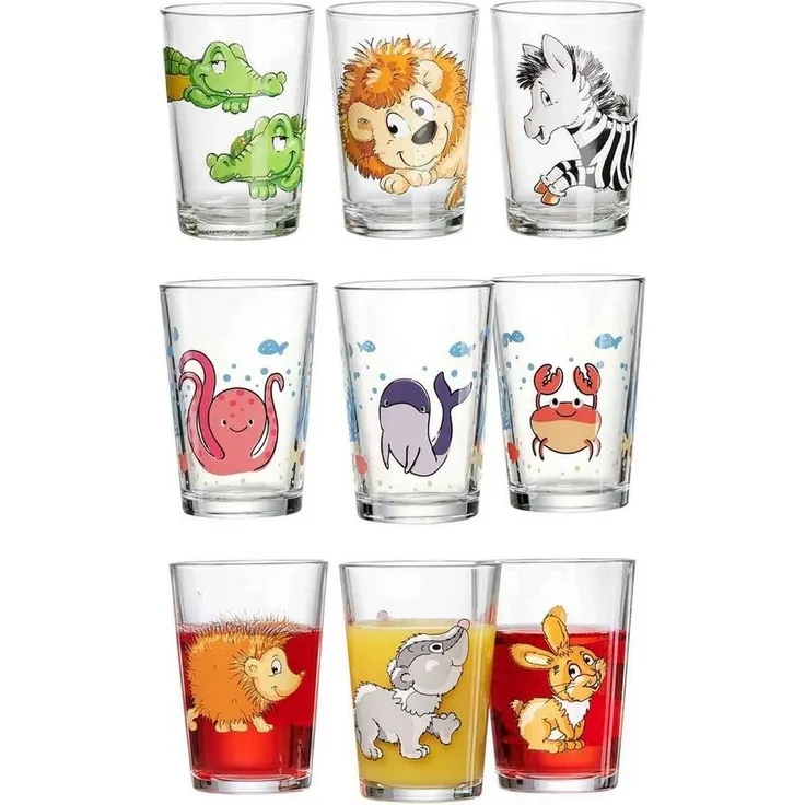 Ritzenhoff & Breker Tiere Kinderbecher Set 9-teilig