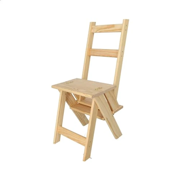 Aranaz 11001 Treppenstuhl, Kiefernholz, 39 x 53 x 91 cm – Bild 2