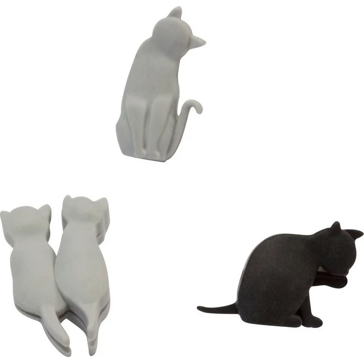 Winkee Küchenorganizer-Set Katzen Glasmarkierer im 6er Set – Bild 3