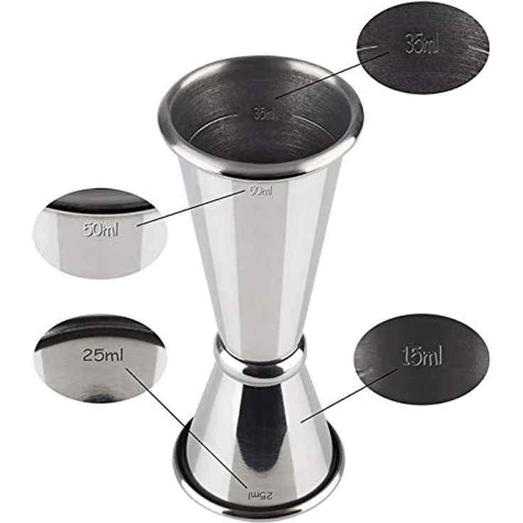 Buddy's Cocktail-Set Gin Tonic Set Basic, (Set, 3-tlg), 1 Barlöffel, 1 Barmaß, 1 Eisschaufel – Bild 3