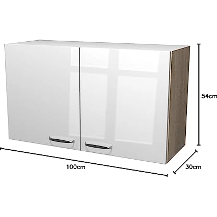 Flex-Well Hängeschrank Florenz (B x H x T) 100 x 54,8 x 32 cm – Bild 4