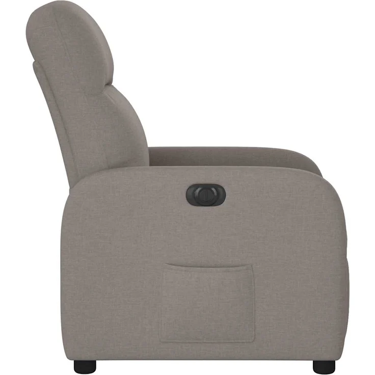 vidaXL Relaxsessel Elektrisch Taupe Stoff 3302959 – Bild 5
