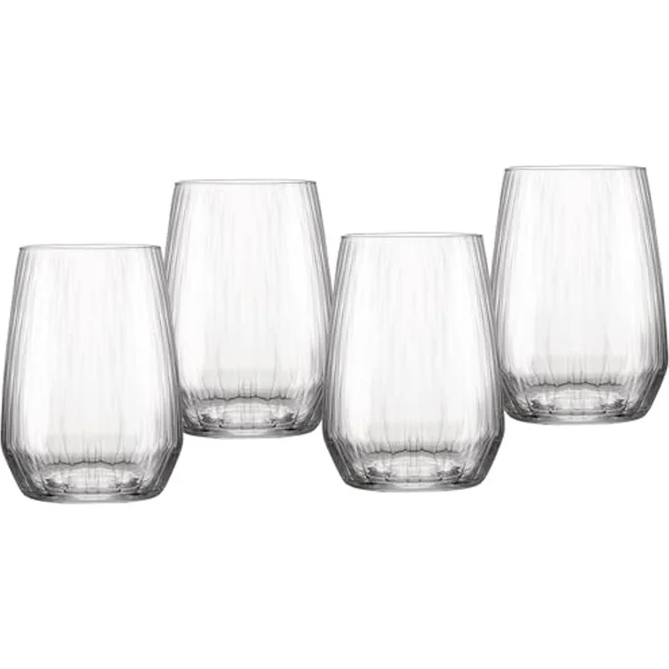 Ritzenhoff & Breker Longdrinkglas Jive, 4-tlg, Glas, 4er Set, je 450 ml