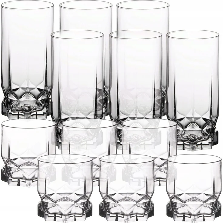 KADAX 12x Gläser 325ml für Getränke Getränke Wasserglas Glasset – Bild 9