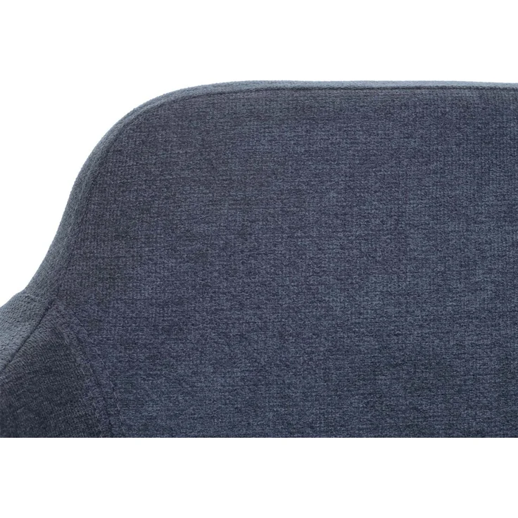 Sitzbank HWC-L13, Esszimmerbank Bank Polsterbank Garderobenbank Rückenlehne Armlehne Stoff/Textil 133cm ~ anthrazit – Bild 5