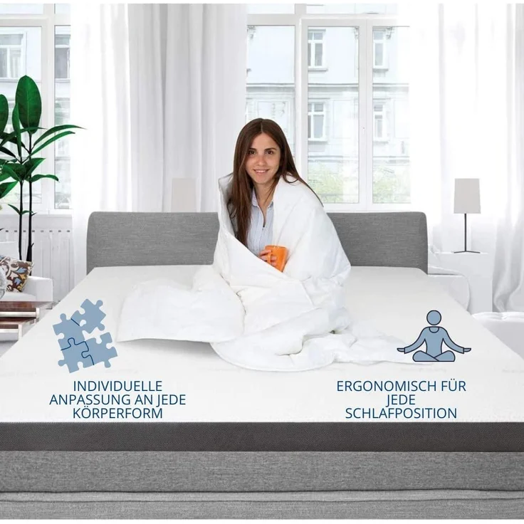 Genius Eazzzy Topper »Deluxe«, 9 cm dick, 180x200 cm – Bild 2