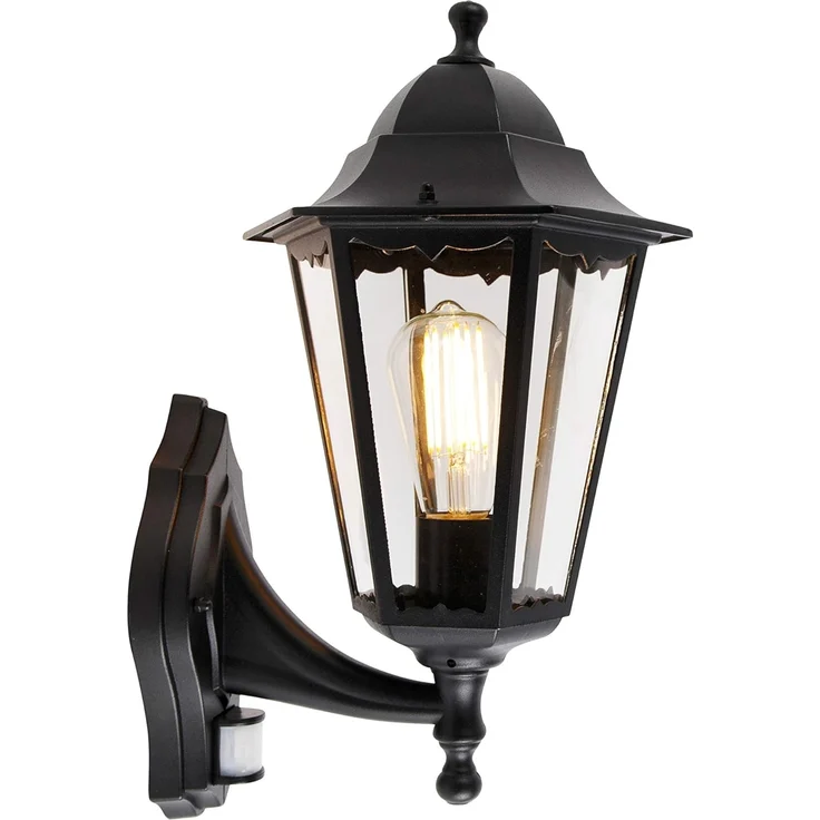 Qazqa Außen-Wandleuchte Havana, ohne Leuchtmittel, E27, Schwarz, Klassisch / Antik, Aluminium, 1-flammig – Bild 7