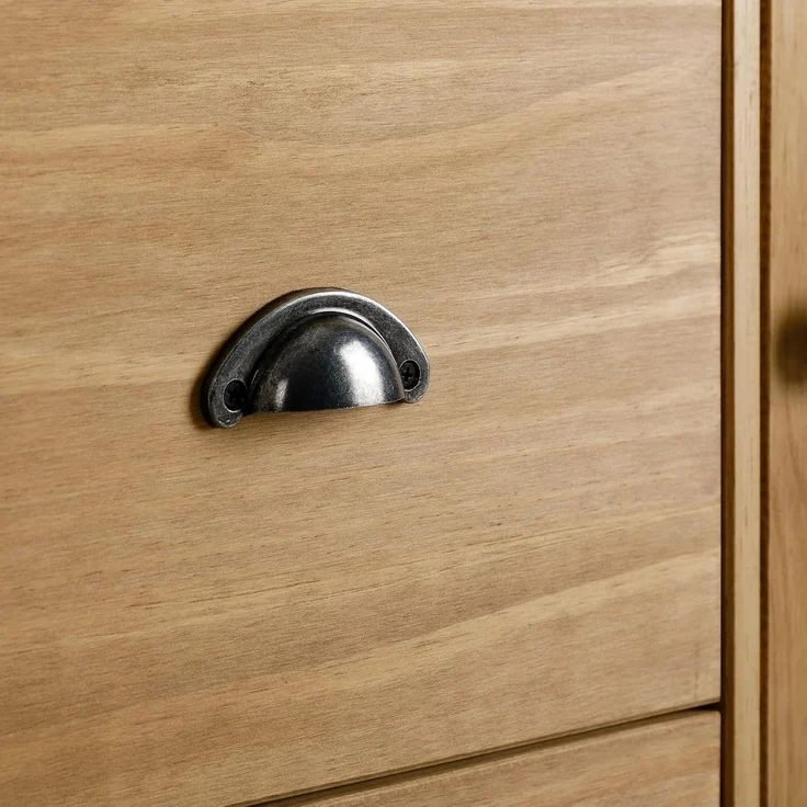 IDIMEX Kommode VENETA, Kommode aus Kiefernholz mit Muschelgriffen gebeizt & gewachst – Bild 7